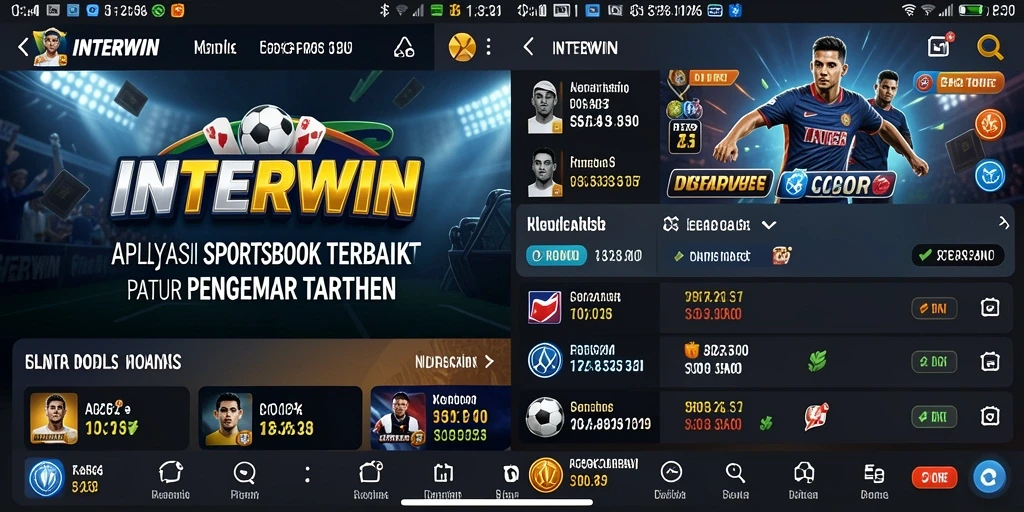 Tampilan gameplay Sportsbook INTERWIN yang mengasyikkan dan interaktif.