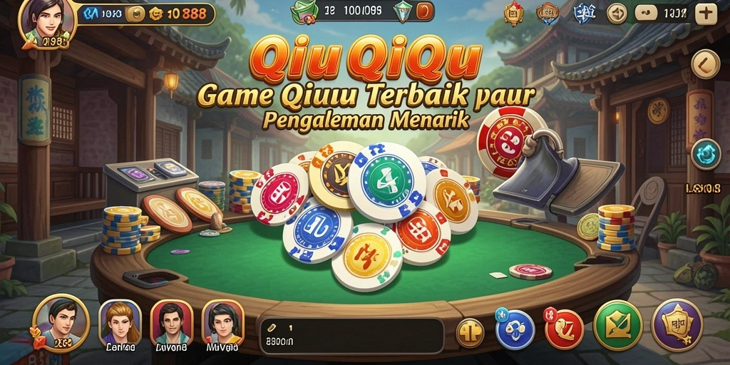 Screenshot dari gameplay QiuQiu yang seru di JAVASLOT88.