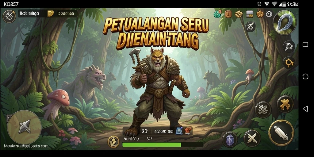 Tampilan gameplay KO857 yang menegangkan dan penuh misteri.