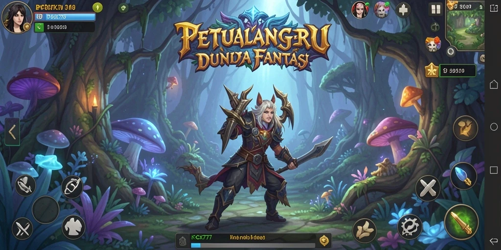 Tampilan gameplay seru dalam dunia Adventure di PCX777.