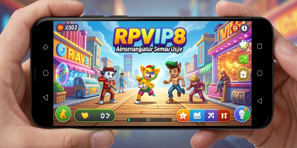 Tampilan gameplay seru RPVIP8 yang penuh aksi Arcade.