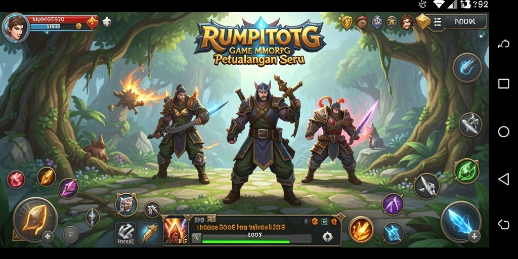 Tampilan gameplay seru dalam dunia fantastis RUMPITOTO.