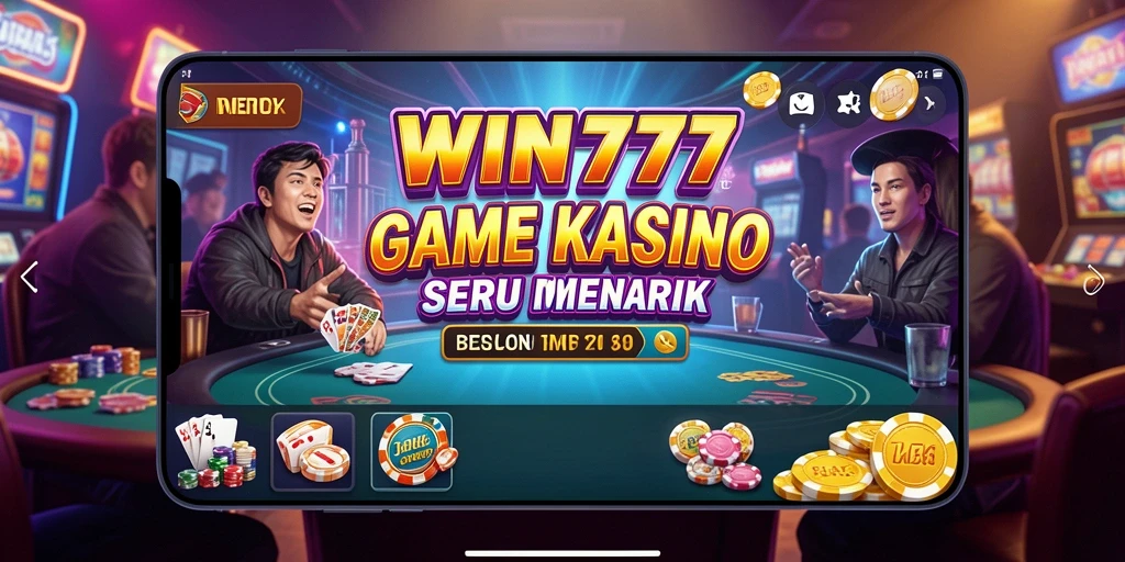 Tampilan menarik dari gameplay <strong>WIN777</strong> dengan mekanisme kasino yang seru.